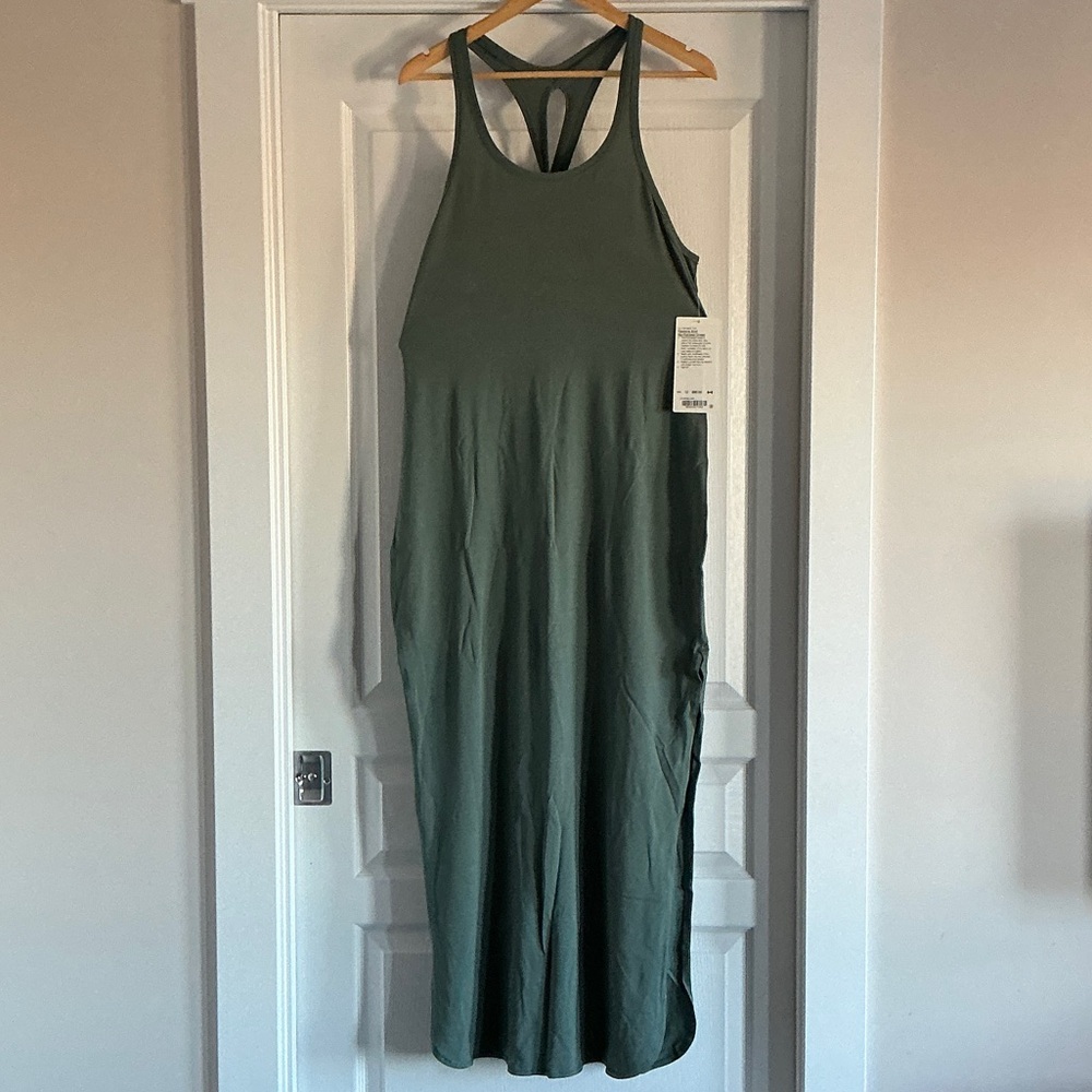 lululemon athletica Forest Green Maxi Dress